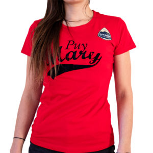 T-shirt couleur rouge Puy Mary